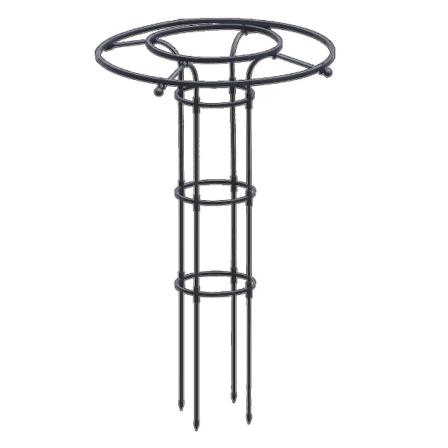 Hagespalier for klatreplanter og blomster, metallplantespalier for utendørs bruk 120 cm