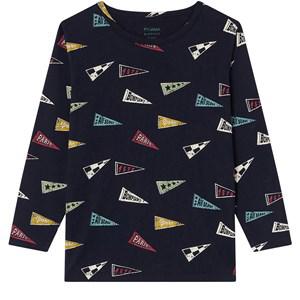 Bonpoint Planet Printed Pyjamas Navy 4 Years - Nightwear - 4 years - Navy - Junge