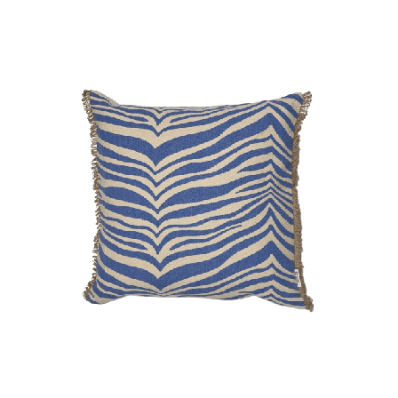 Classic Collection Kudde Zebra 50x50cm Kuddar Blå 50x50 cm