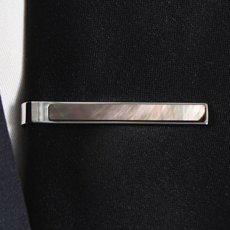 Brynne Geo Remix Tie Bar for Men - Tie clips for skinny ties