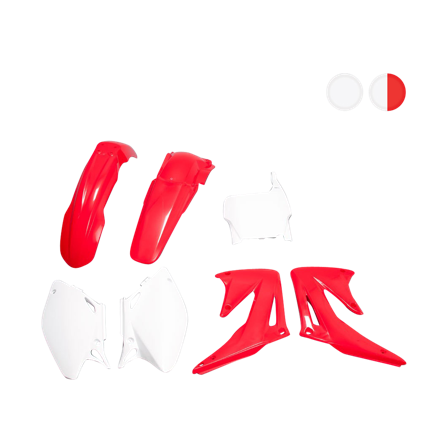 Kit Plastiche Rtech Rosso-Bianco - Honda CRF 250RX 2019-2019