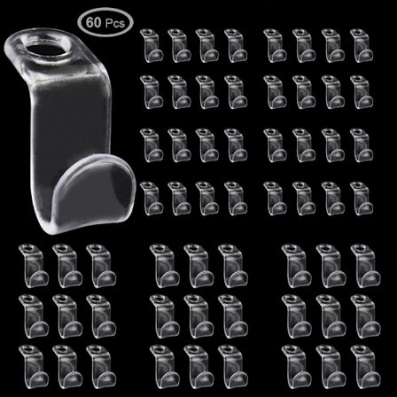 60 stk. Tøjbøjleforbindelsesled Kaskadekroge Organizer