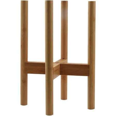 Udvidelig planteholder i træ til indendørs og udendørs brug, til potter op til 12 tommer