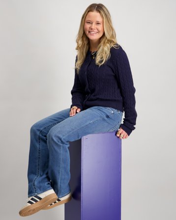 Grunt GRLine Cable LS Knit Cardigan Blau Pullover Mädchen - Kids Brand Store