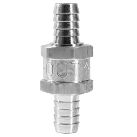 Aluminium Brændstof Ikke-Tilbageføringsventil Envejs Benzin 6/10/12MM Valgfri