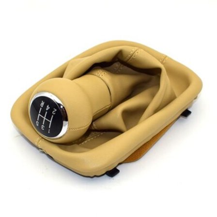 Bilstyling 5-trinns girskiftknott Spakmansjettstøvelsett for AUDI A6 C5 1997-2001 A4 B5 1998-2000 A8 D2 5 GIRKASSE 1996-2003-Gul