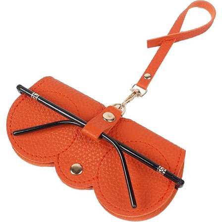 Pehmeä nahkainen aurinkolasipussi, nahkainen silmälasikotelo pidike kannettava ohut aurinkolasipussi pehmeä silmälasipussi (FMY)