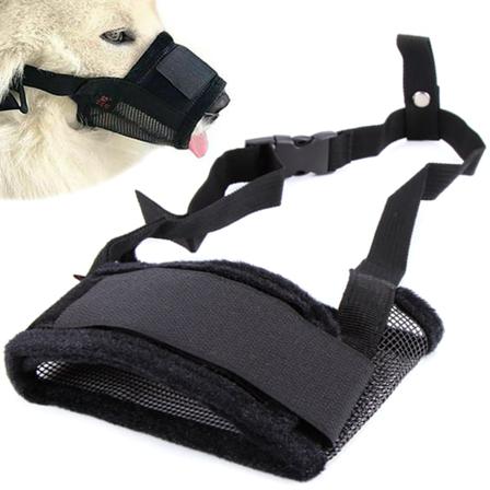 Hundnos Justerbar Bitande kallande Tuggmunkorg Utomhus black S