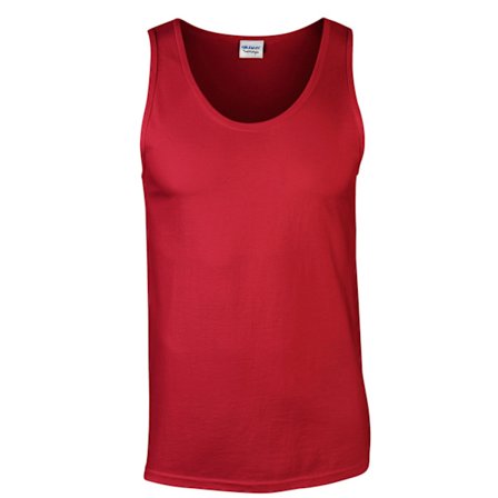 Gildan Unisex Adult Softstyle Tank Top L Röd