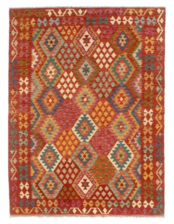Kilim Afghan Old Style Rug Oriental (Wool, Afghanistan)