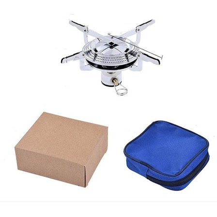 Lett Utendørs Camping Komfyr Sammenleggbar Gasskomfyr Kokebrenner Ryggsekk Matlaging Komfyr, Camping Ryggsekk Komfyrer