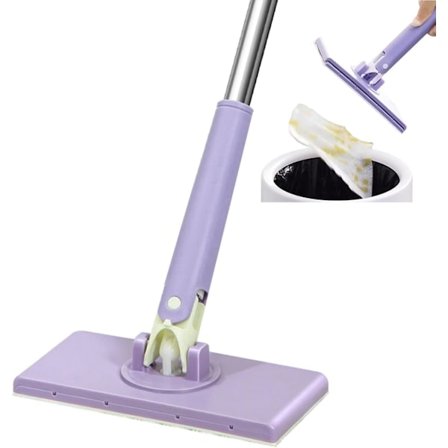 Automaattinen Mini Moppi Liinanvaihdolla – 360° Pyörivä Laiska Moppi Lattianpuhdistaja | Kotisiivousmoppi