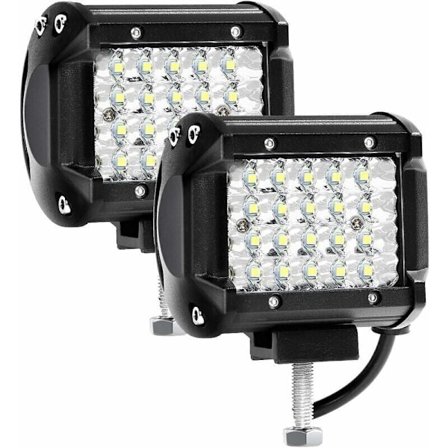 12V 300W LED Arbejdslampe 4 tommer 72W LED Bil Spotlight 12v Vandtæt IP67 Spot Flood LED Tågelygter 27.000lm Arbejdslamper til Bil Lastbil Traktor SUV