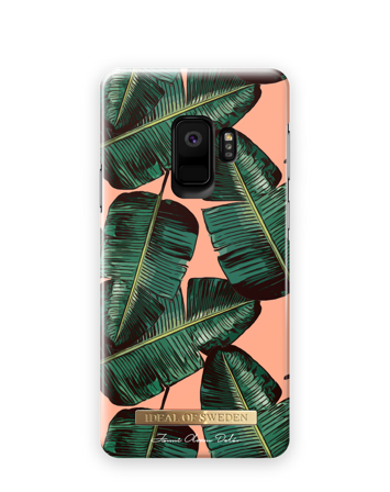 Fashion Case Janni Galaxy S9 Coral Leaves