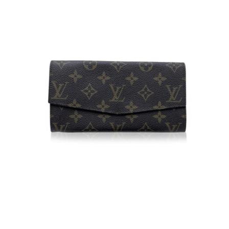 Louis Vuitton Vintage, Pre-owned Monogram Emilie Continental Wallet Bruin, Dames, Maat:ONE Size