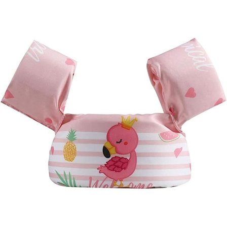 Svømmevest til småbørn til svømmetræning, svømmevest til piger og drenge med armvinger til vandpytter, pool, strand og sø