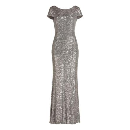 vera mont Party dress , Grijs , Dames , Maat: L Feestjurken