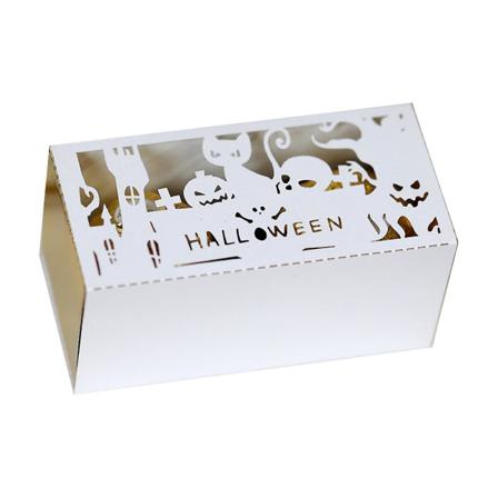 100 St Ihåliga Pappersgodisask Halloween Bokstäver Och Dekor