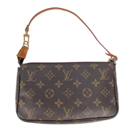 Louis Vuitton Vintage, Pre-owned Pochette Accessoires Monogram Bag Bruin, unisex, Maat:ONE Size