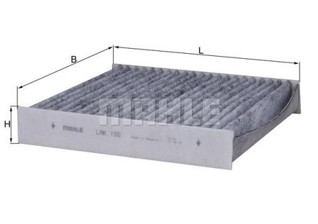 Kupéfilter KNECHT LAK 155