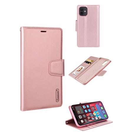 HANMAN Plånboksfodral - iPhone 12 Roséguld