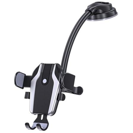 Universal RG-28 multifunktionel ari vent biltelefonholder med automatisk klemme Black