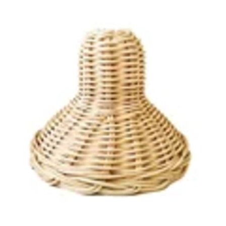 Modern Handgjorda Rattan Vävna Lampskärm Lyxig Wicker Hängande Lampljus Ljuspärra Vardagsrum Hem Restaurang Dekoration