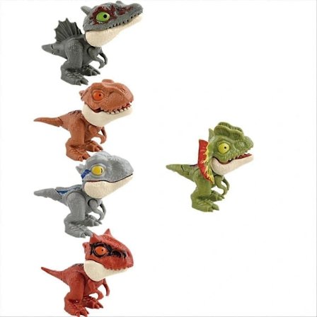 Mini Dinosaurieleksaker Fingerbitande Action Dinosauriefigurer Leksaksset