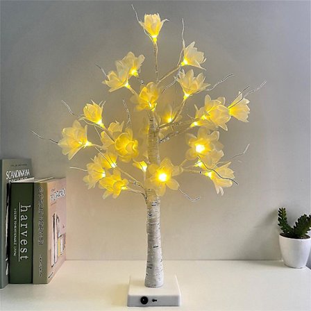 DIY Träd Natt Kaffebord Dekoration Hem Sängbord Plast Stämningsbord