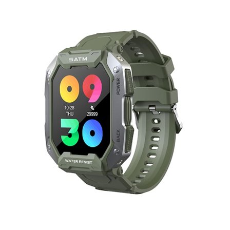 Det nye C20 tre-sikre sports smartwatch 1,71 tommer multi-scene sportstilstand vejr musik 5ATM