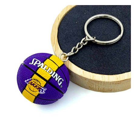 Basketball Vedhæng Smykker - Lakers, Nøglering Souvenir, NBA