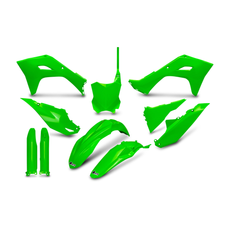 Komplettes UFO Plastikset - Kawasaki KX 250 2025-2026