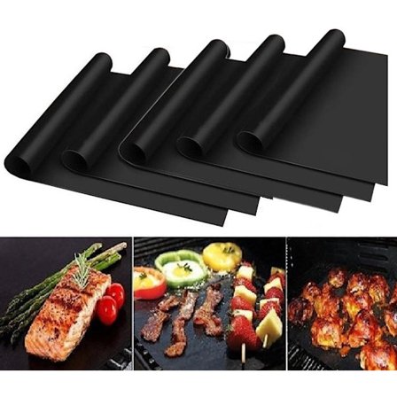 5-pakning Grillmatte, Ovnsmatte & Bakematte - Non Stick