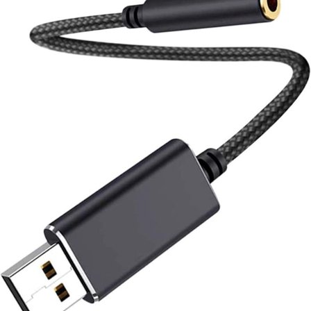 USB-lydadapter - 3,5 mm lydjacksadapter