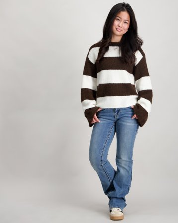 True Religion BECCA MID RISE BOOTCUT FLAP BIG T Blå Jeans Pige - Kids Brand Store