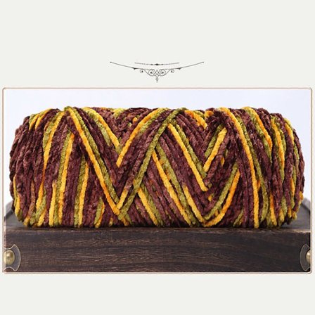 Chenille Talvi Virkattu Huivi - Pehmeä Lämmin Lanka Mukava ja Tyylikäs Asuste