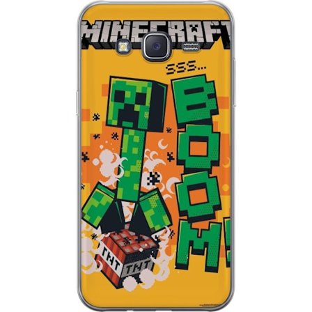 Yhteensopiva Puhelinkuori Samsung Galaxy J5 Minecraft Boom