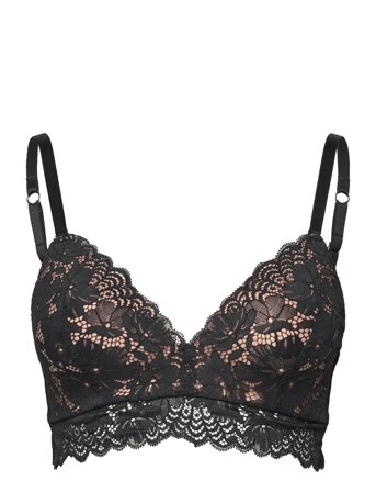 Hunkemöller Andrea Non Wired Pp - Black - E x 80
