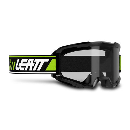 Gogle Cross Leatt Vizion 2.5 Clear 90% VLT Czarny/Neonowy Żółty