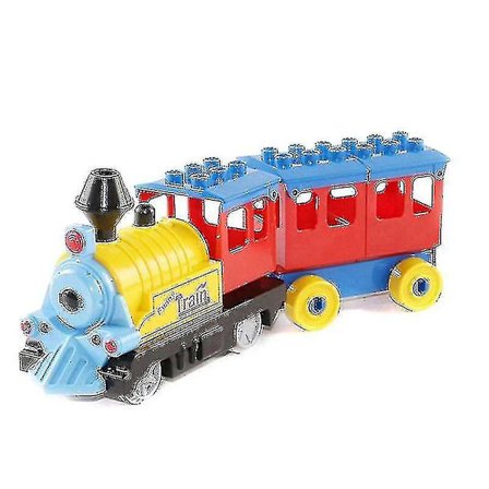 Batteridrevet Duplo Klods Tog Byggeklodser Pædagogisk Legetøj