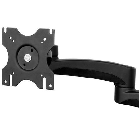 StarTech Desk Mount Dual Monitor Arm - Articulating - Supports Monitors 12" to 24" - Adjustable VESA Monitor Arm - Grommet or Desk Mount - Black