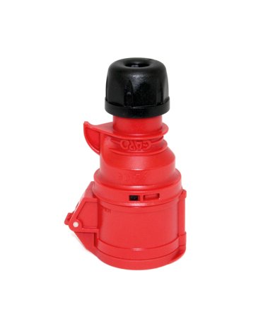 Garo S 416-11 S Skjøtekontakt IP44, 5-polet, 16 A Rød, 11 h, Stikkontakter & kabler