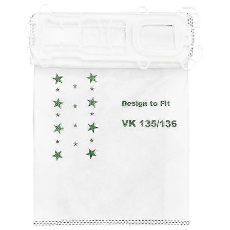 6 stk. Støvsugerposer til Vorwerk Kobold VK 135 VK 136 Støvsuger Erstatning