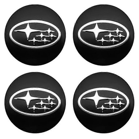 4 stk 56+60mm Dekknav Deksel Klistremerke Felg Deksel Bil Emblem Styling For Subaru STI Impreza Forester XV Tribeca