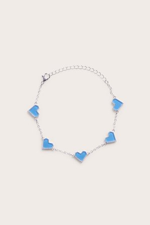 Kappahl | Armbånd med hjerter | Blå