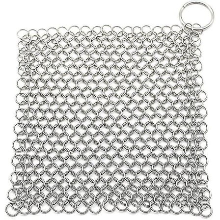 Jernrenser, Rustfrit Stål Kæderens, 7x7" Ringrenser