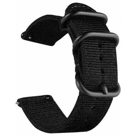 22mm Universaal Ballistic Watch Band, Nylon Canvas Woven Loop Replacement Wr
