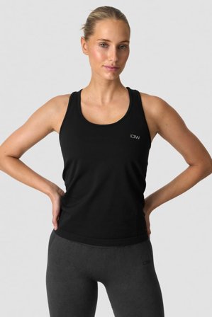 ICANIWILL - Everyday Seamless Tank Top Black - Naiset - Treenivaatteet ICIW:ltä