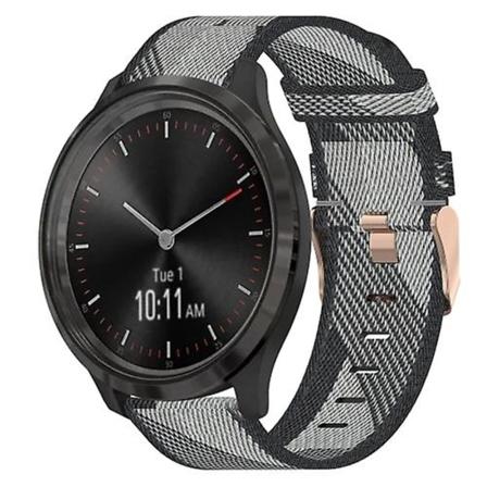 Garminmove 3:n 20 mm: nylon kudottu watch Grey
