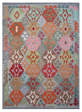 Kilim Afghan Old Style Rug 180X247 Wool